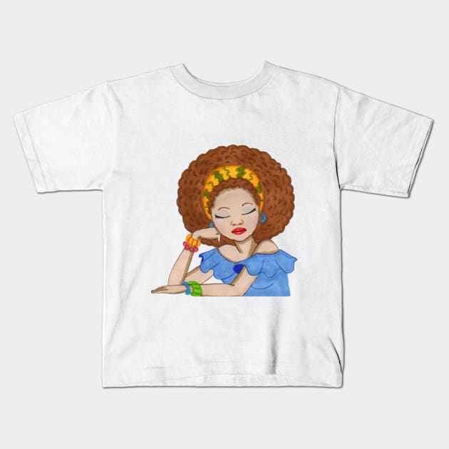 Nap time Kids T-Shirt by LaGelfling